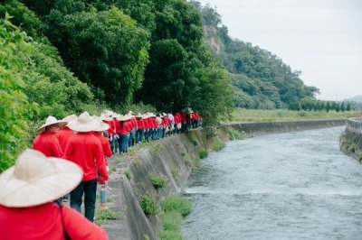 福田農場體驗農夫割稻的辛勞