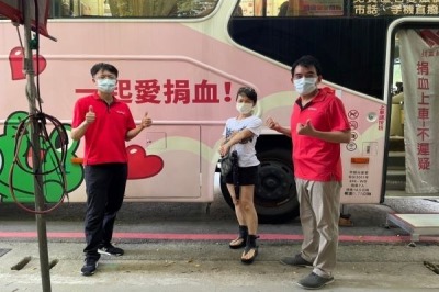 捐血應緩，愛心持續奔馳