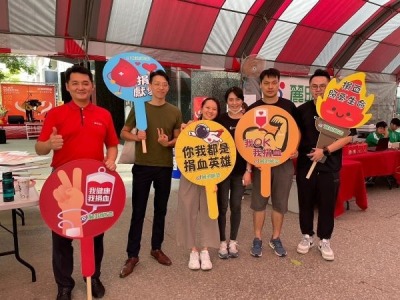 捐血應援，愛心持續奔馳~