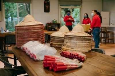 福田農場體驗農夫割稻的辛勞