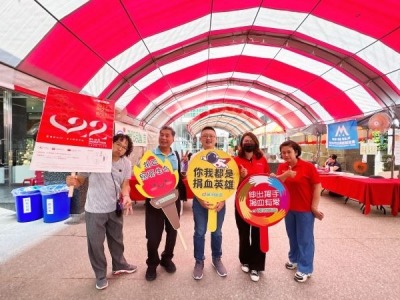 捐血應援，愛心持續奔馳~